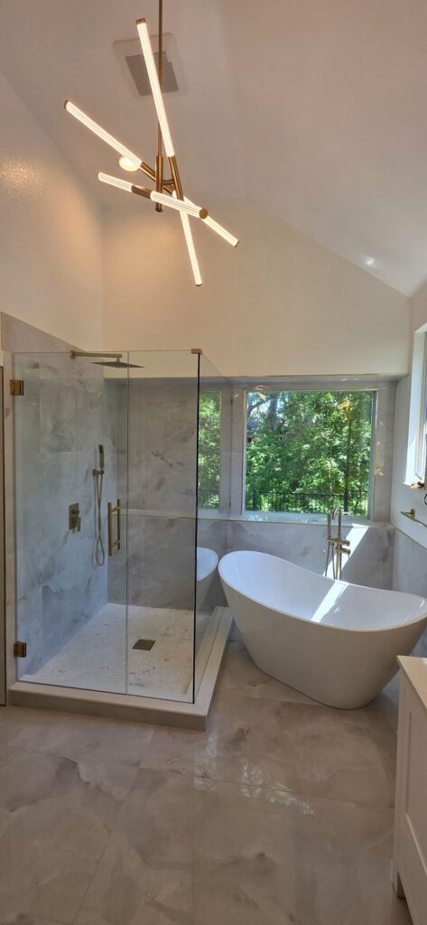 Master bath remodel by Fixora in Plano, TX