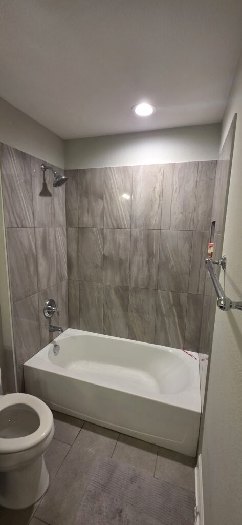 Tub & shower tile remodel – Fixora Remodeling, Plano TX
