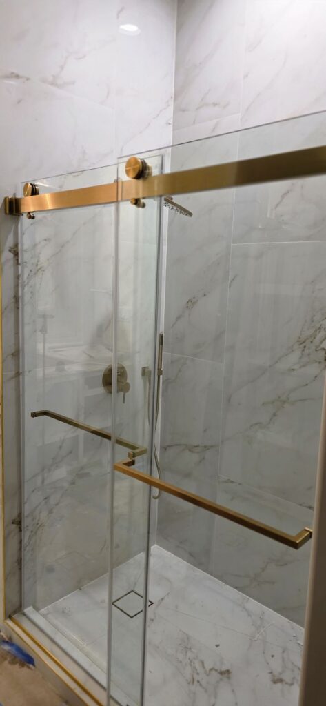 Custom shower glass by Fixora in Plano, TX