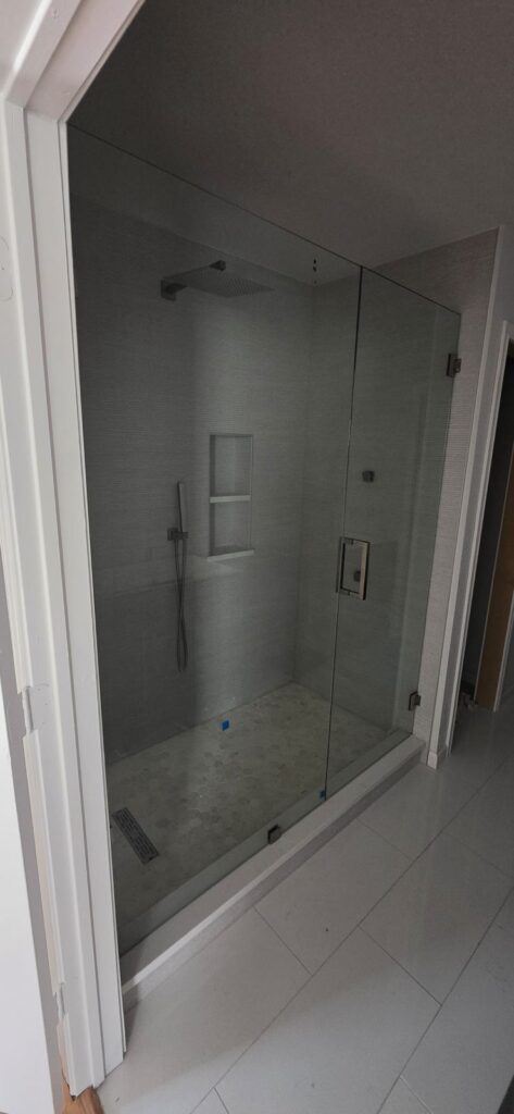 Frameless shower enclosure – Fixora Remodeling, Plano TX