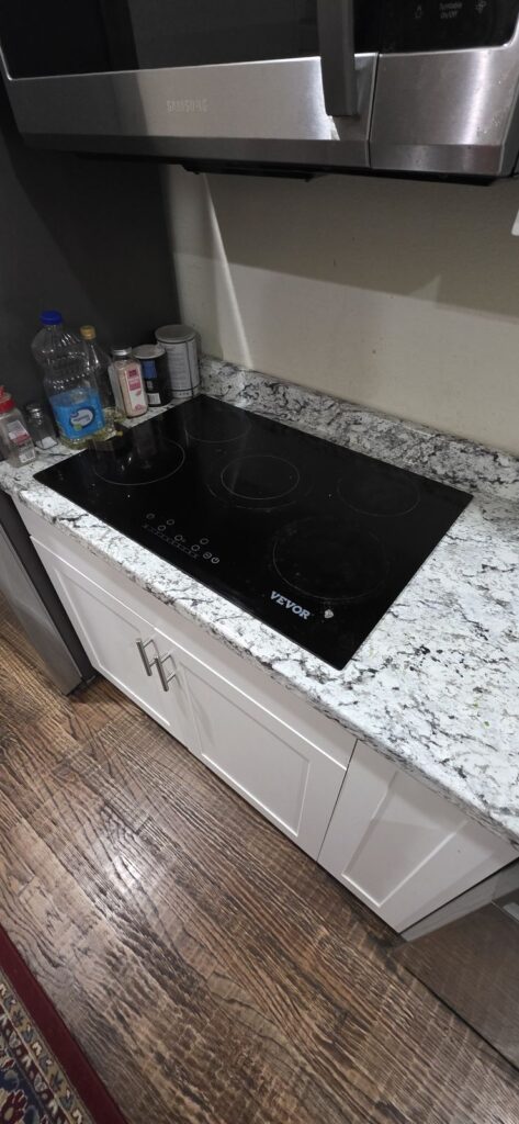 Cooktop & countertop installation – Fixora Remodeling, Plano TX