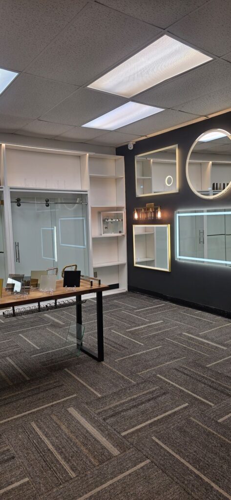 Showroom build-out – Fixora Remodeling, Plano TX